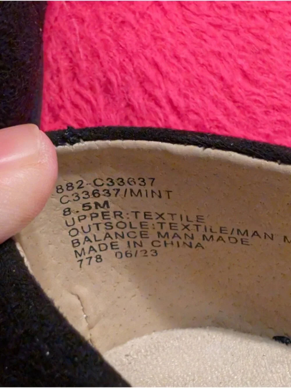 Cliffs by White Mountain Mint Black Flats Loafers Womens 8.5 M Comfort Shoes